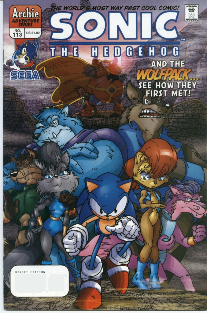 Sonic - Archie Adventure Series November 2002 Comic cover page